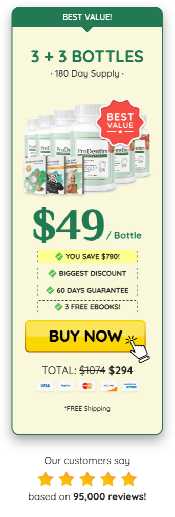 ProDentim Buy 6 Bottles