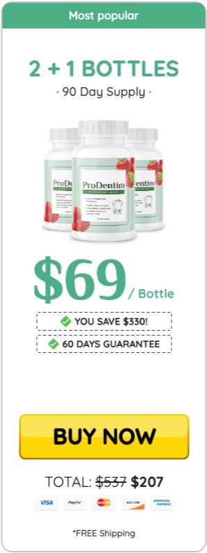 ProDentim Buy 3 Bottles